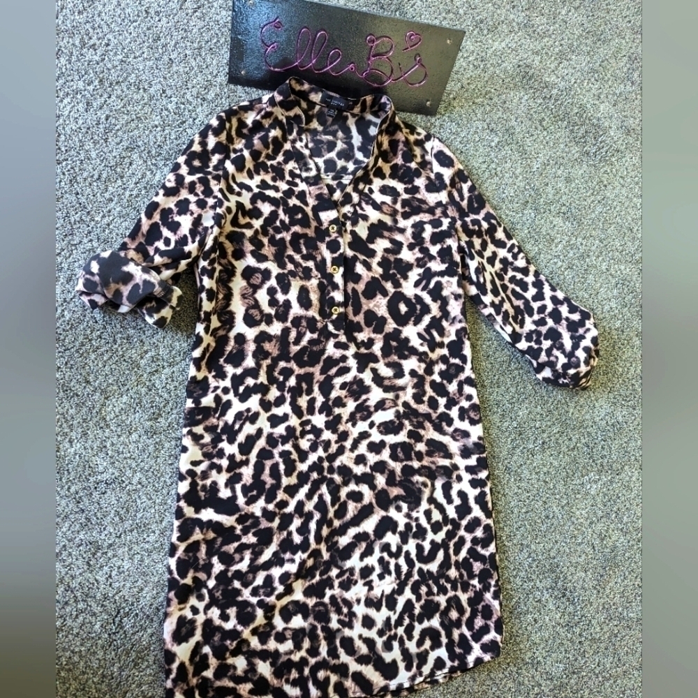 EUC The Limited Cheetah Print Dress XS
